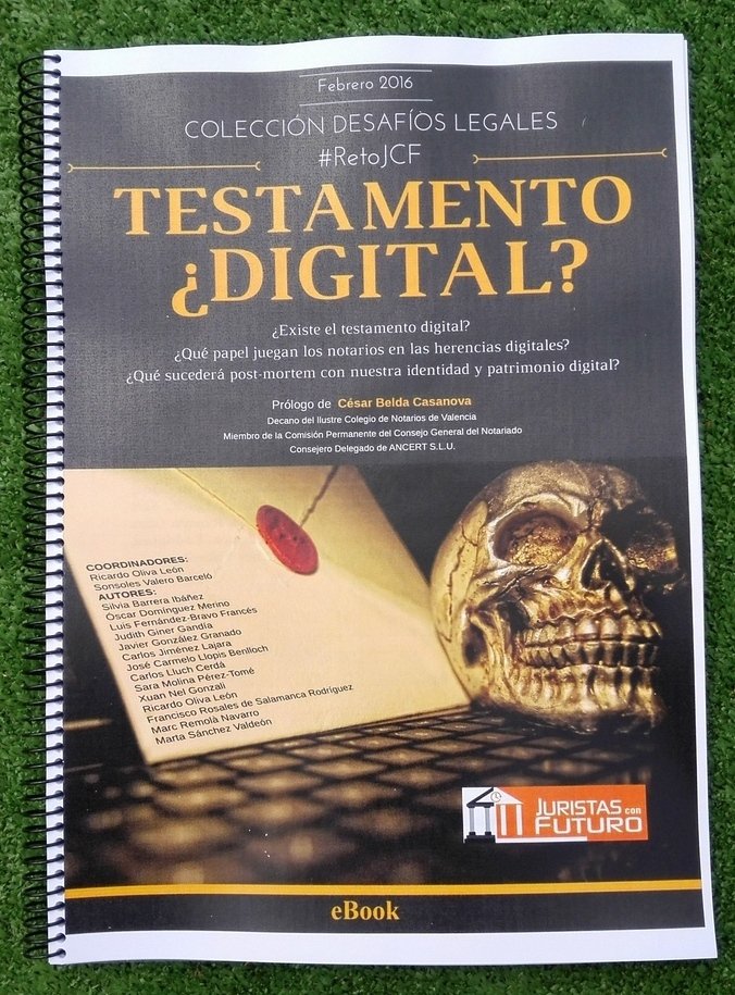xunego's tweet photo. ¡¡PROMOCIÓN!!
Suscríbete a nuestro boletín y te obsequiamos con el ebook "Testamento ¿Digital?" #RetoJCF https://t.co/rZ8QcgZf4Y