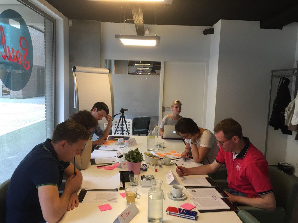 Workshop Prototyping for sustainable futures for Delicia Tilburg.  #fontysaci