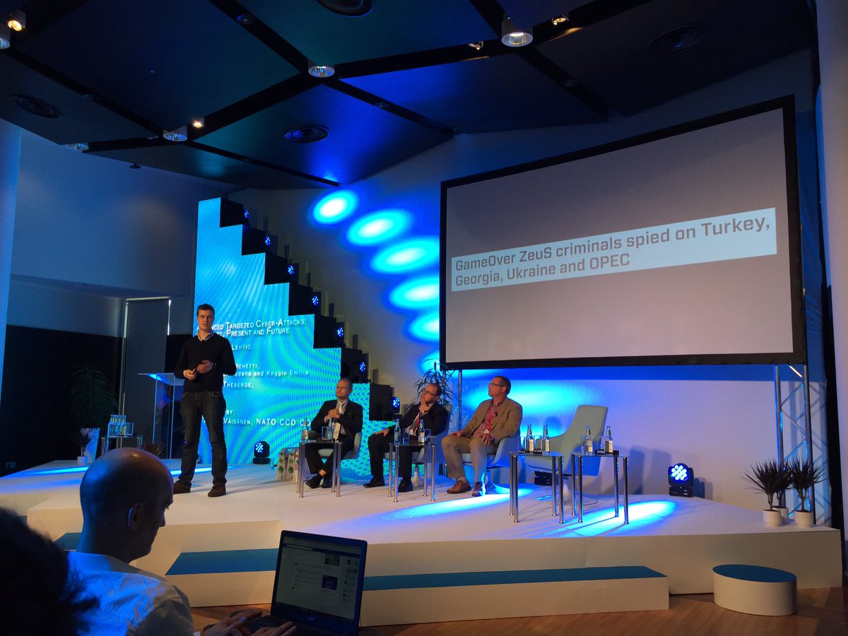 ekoivune's tweet photo. @lehtior2: Interests of criminals and espionage intersect. #Bogachev of #GameOverZeus enjoys protection? #CyCon https://t.co/rPUeeMHn51