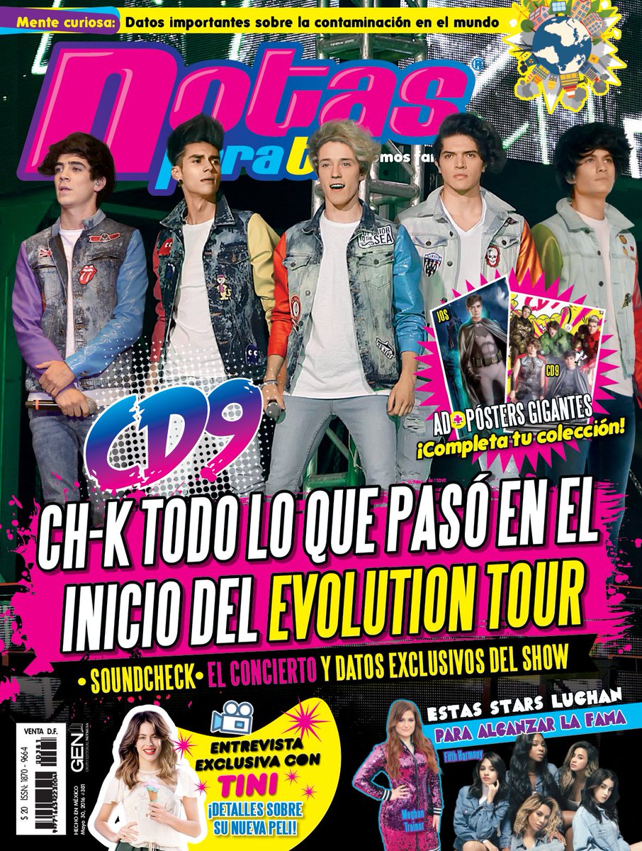 CD9's tweet image. En la nueva @notasparati, ¡todo lo relacionado con el inicio del #EVOLUTIONTOUR!