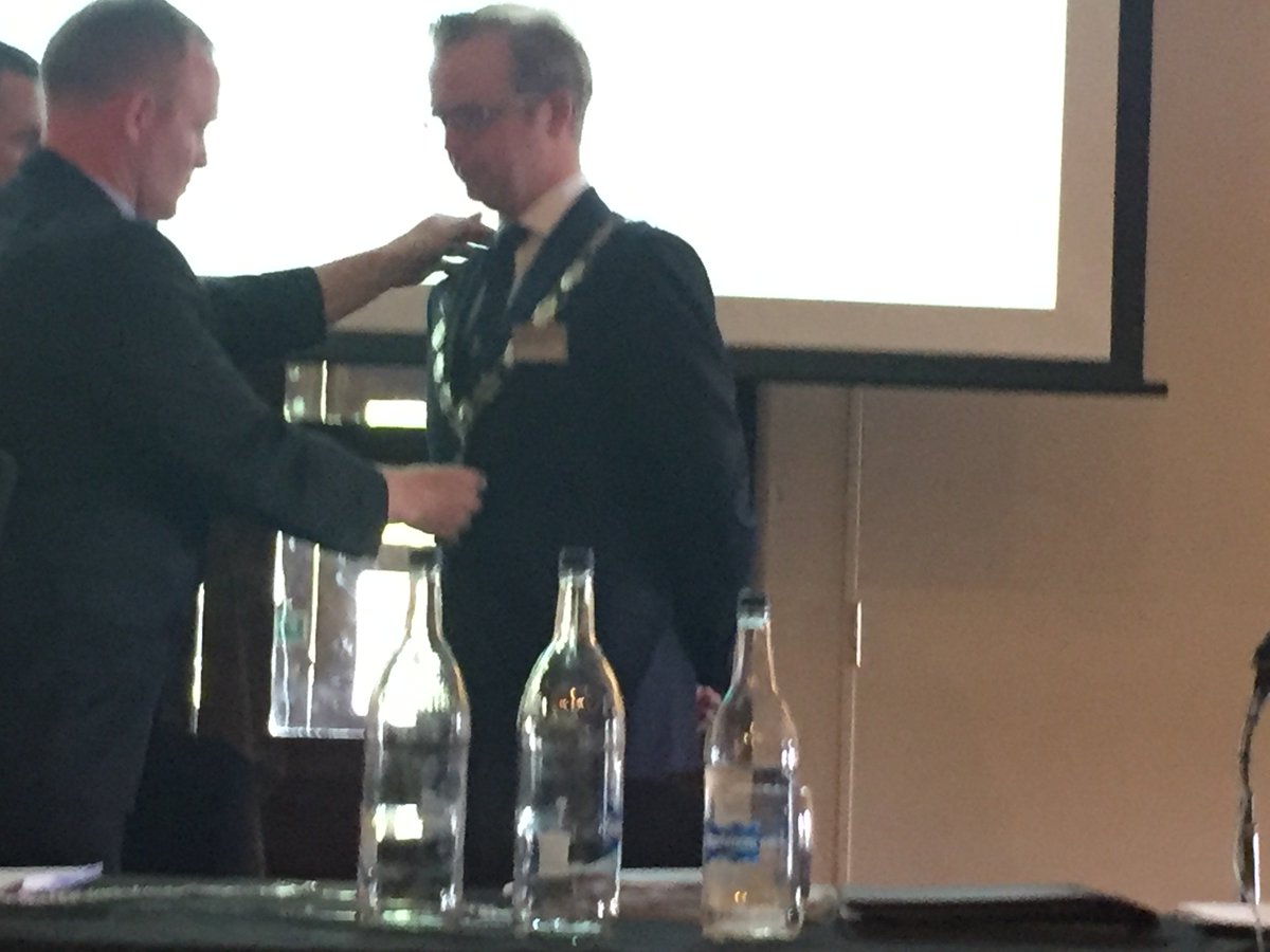 Board of Directors installed and Brother Richard Penn the new Grand Master installed by Brother David Whittaker