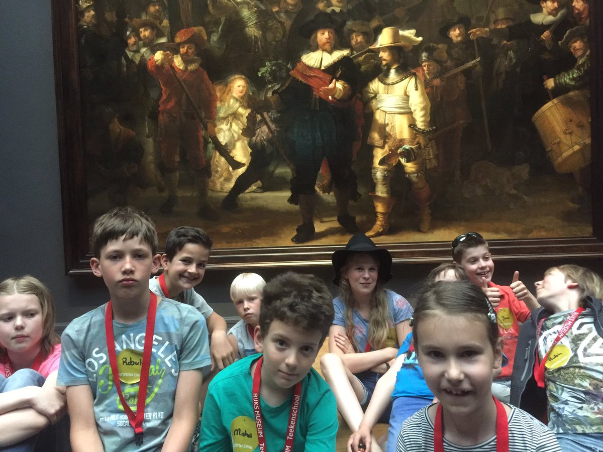 klaverbladHB's tweet photo. Dagje kunst en cultuur @rijksmuseum #krabbelsenkrullen #goededadenslechtedaden. En de Nachtwacht! (1/2) https://t.co/EaXSmgt0yS