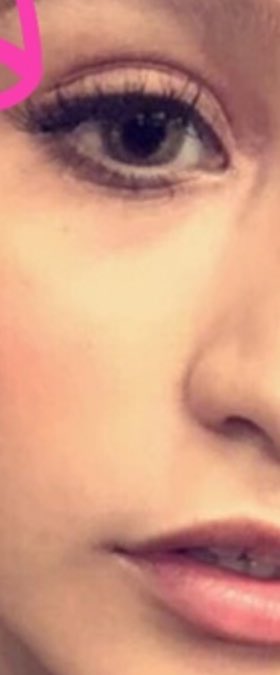 アイプチいい感じに乗るんだよね〜〜。アップだとギリギリだけどぉ