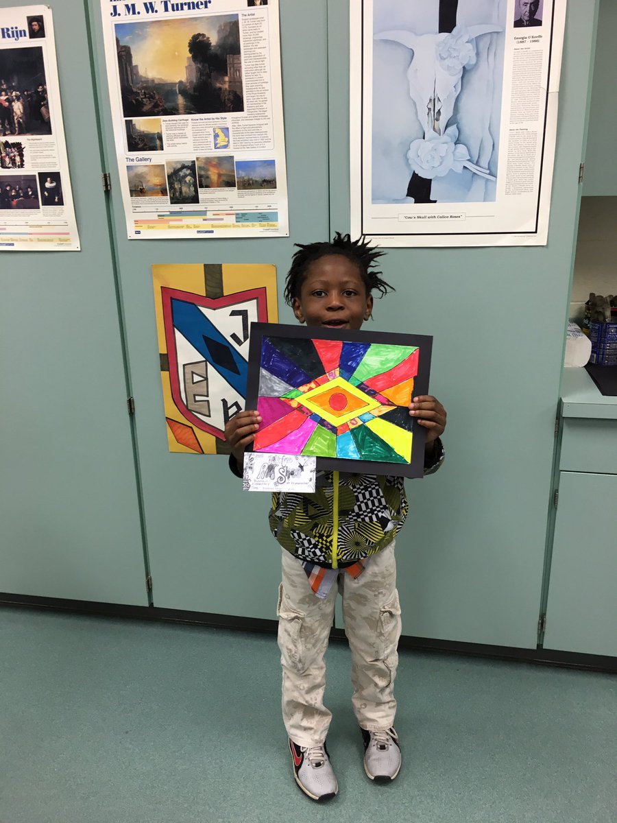 1st grade art at #Bushkillelementary