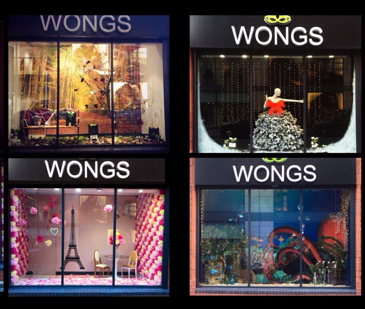 LisaFoxcroft's tweet photo. My Windows for Wongs 💁🏽 #windowdressing #visualmerchandising #windowdisplay #windowdisplays #windowdisplaydesign https://t.co/rMy4ZXEoql