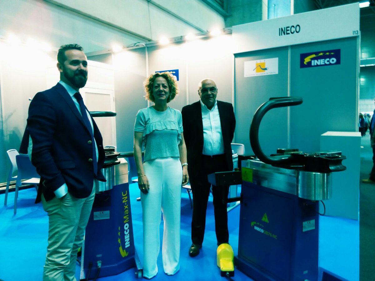 INECOBendingMac's tweet image. Thanks Raúl for your visit at #BIEMH2016. Collaborator of #INECO #BENDINGMACHINES