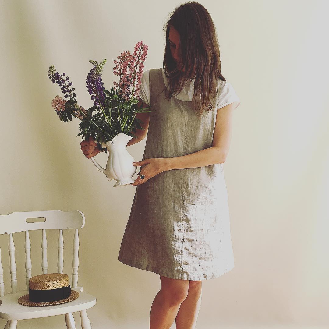 linenbee's tweet photo. It the time of lupines! Love them! 😍 #lupine #linen #linenbee #etsy #etsyseller #handmade #summerdress #linendress … https://t.co/JKcflo9lHR