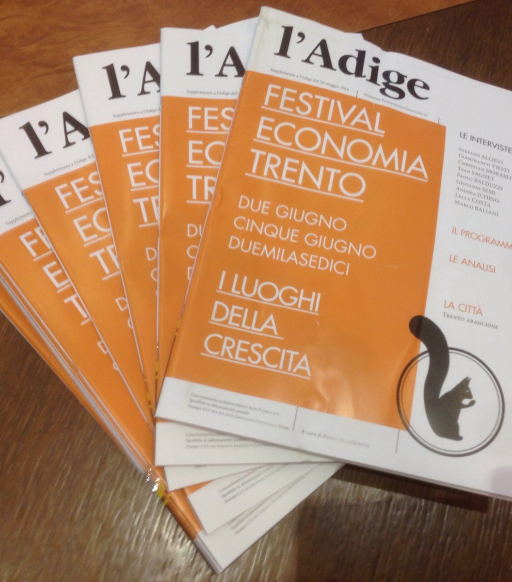 E sarà più facile seguire <a href="/economicsfest/">Festival Economia Trento</a> con lo speciale di <a href="/giornaleladige/">l'Adige</a> firmato <a href="/michelettoadige/">Paolo Micheletto</a>