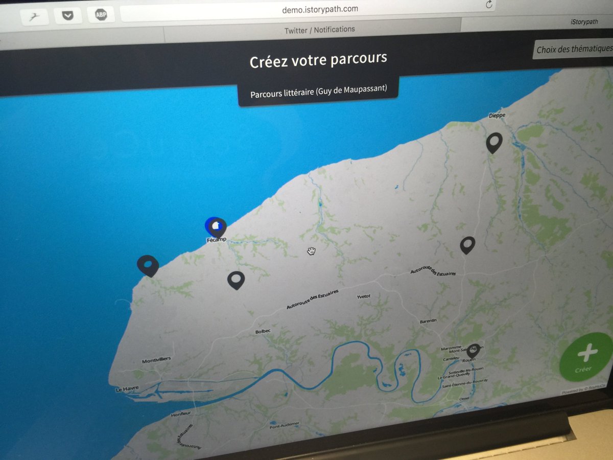 Nicolas_GUY's tweet photo. #iStorypath mets en avant @RegionNormandie et #Fécamp avec son parcours littéraire G. Maupassant cc @ADNormandie https://t.co/uqVLRyFEw8