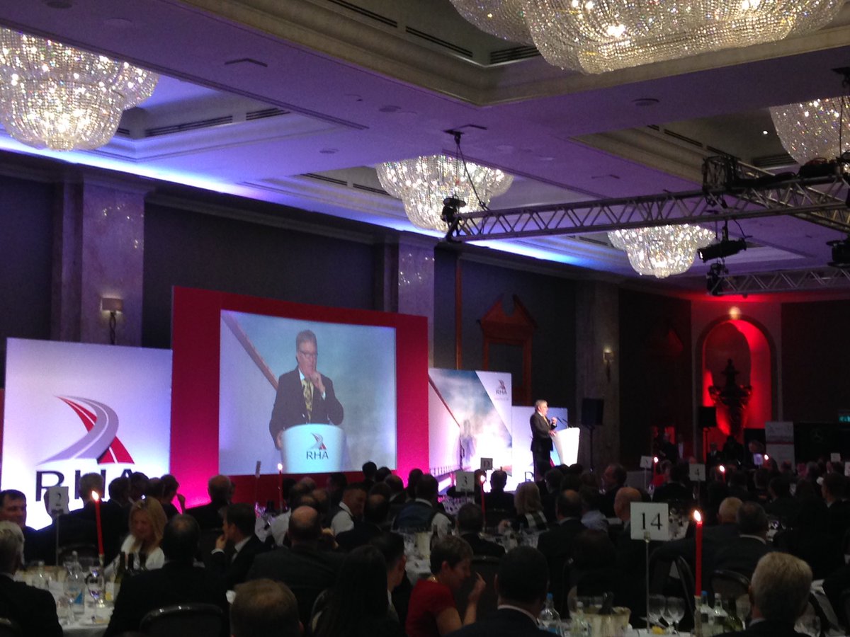RHANews's tweet photo. @RealJimDavidson hits the stage! #RHALunch2016 https://t.co/h6rkMowKnr