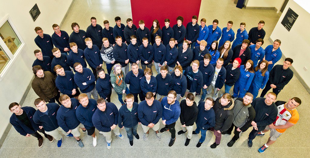 BAES_Maritime's tweet photo. More than 340 #apprentices will join our Submarines business in #Barrow this year. We've welcomed the first 93... https://t.co/oiSOBv2ltm