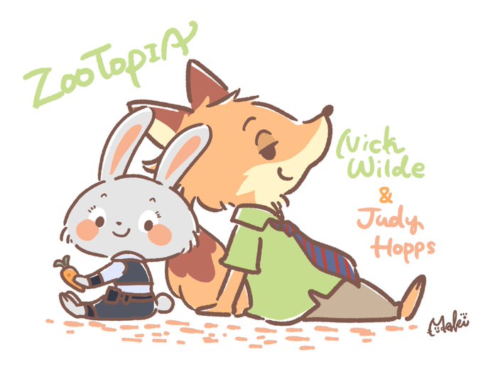 ズートピアのtwitterイラスト検索結果 古い順