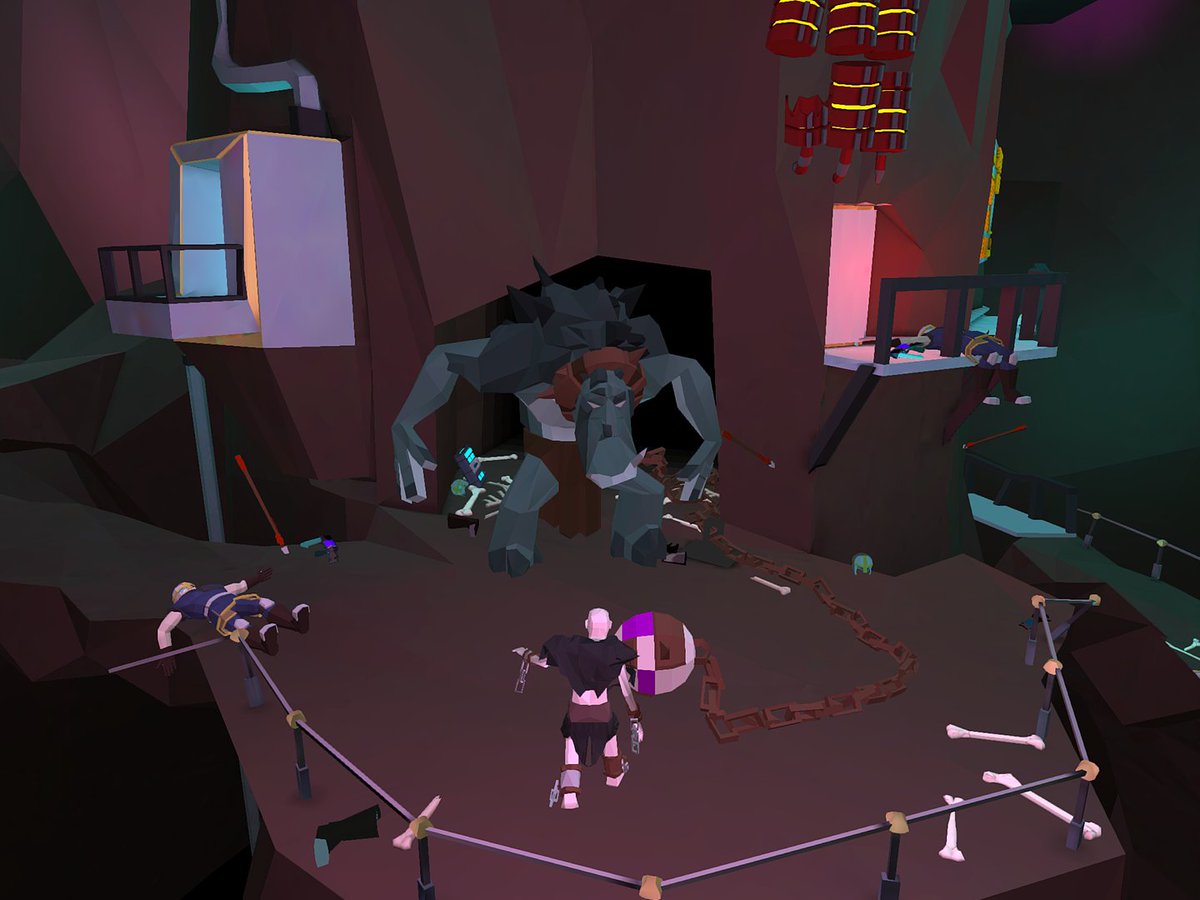 PocketGamer's tweet photo. Use telekinesis to escape from prison in Norse-Punk puzzle game Rok, out now on iPad:
https://t.co/CSaunFpIz7 https://t.co/oN5LDXdoN1
