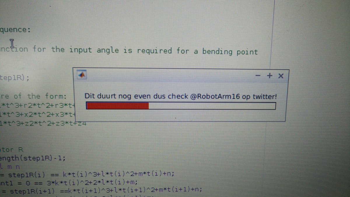 RobotArm16's tweet photo. Having an awesome waitingtime! #waitbar #sequence #hackingRobotArm16 https://t.co/vS1V8CDYSg