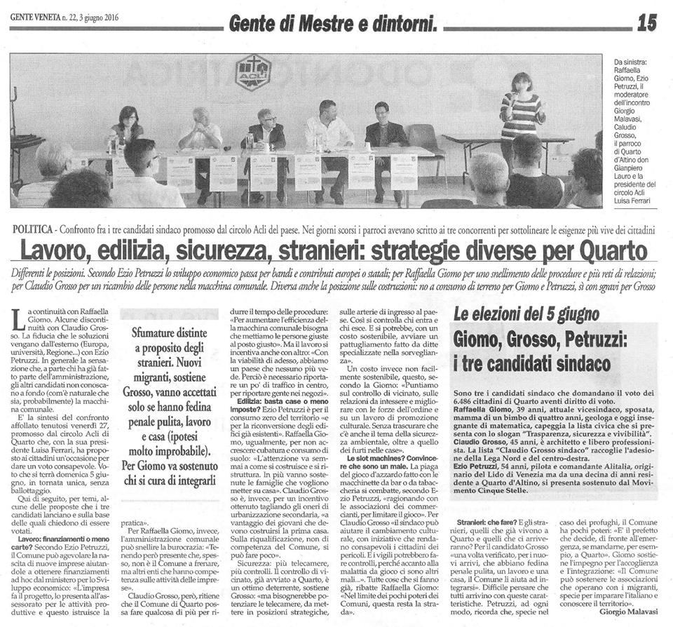 lellasindaca's tweet photo. "LAVORO, EDILIZIA, SICUREZZA, STRANIERI: STRATEGIE DIVERSE PER QUARTO" tratto da settimanale diocesano @GenteVeneta https://t.co/fTYT11PQlM