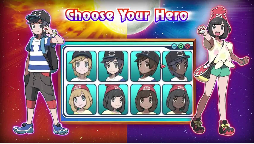 ポケットモンスター新作ゲームサン・ムーンの登場人物！！