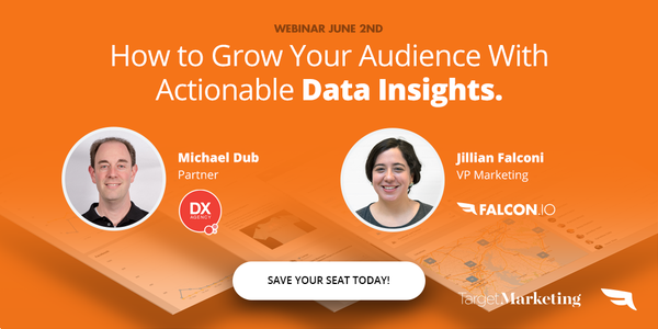 FalconIO's tweet image. [WEBINAR TODAY] Free webinar with @TargetMarketing - Sign up here: fal.cn/2FgO #CX #SMM