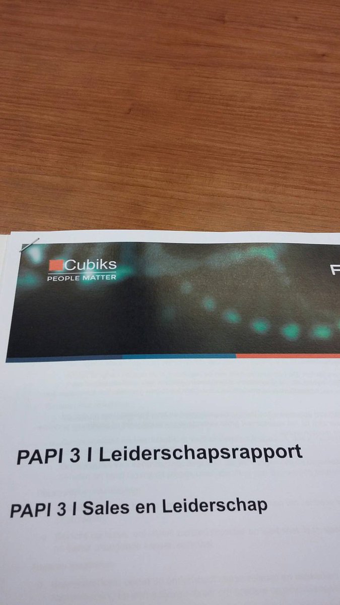OutputHR's tweet image. Vandaag is onze activiteit bij @CubiksOnline. De gemaakte assessments liggen al klaar.