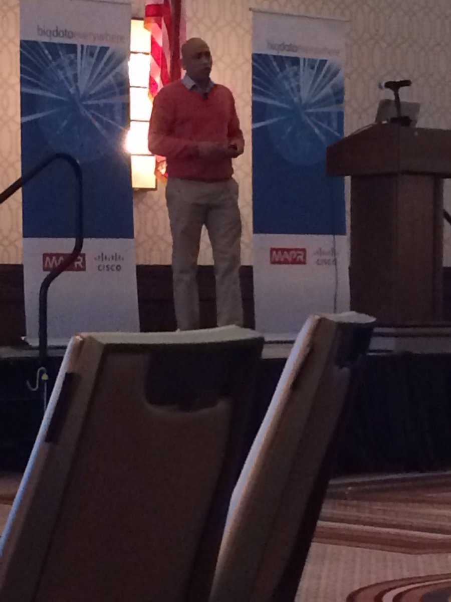 HPE_AI's tweet image. Kickoff at @mapr #BDE2016 by @anoopdawar on AADHAAR  HT@KirkDBorne #bigdataeverywhere DC