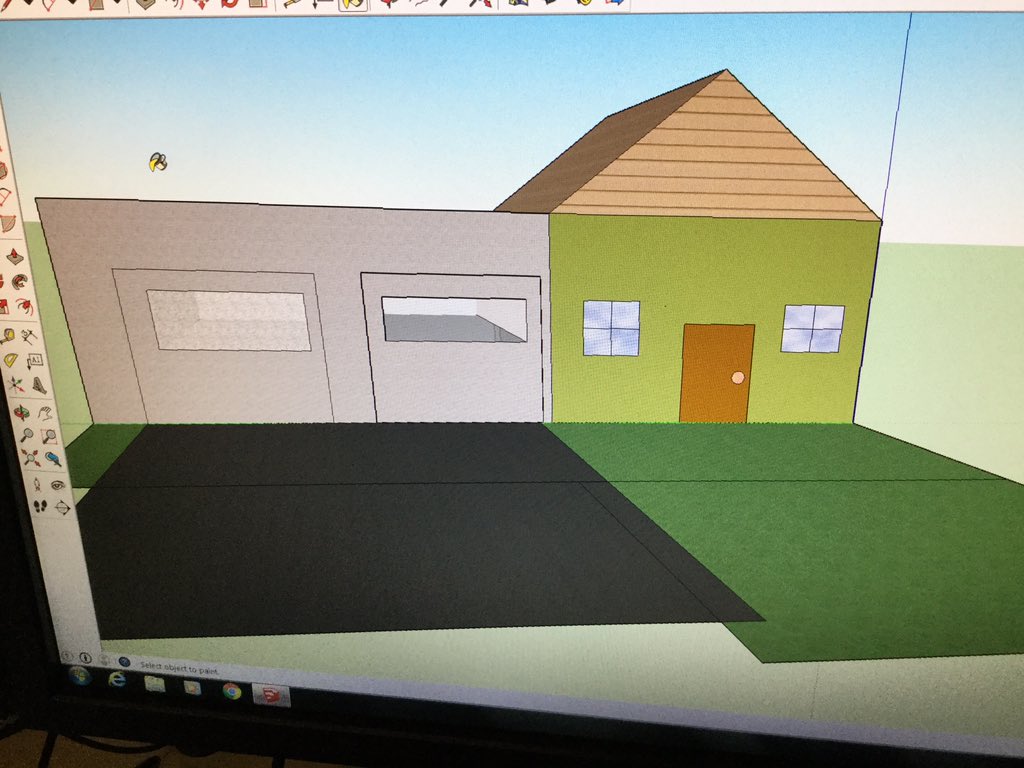 suzteach's tweet image. Young architects in 5th graders using @Sketchup #technps @HAYSchoolNorton