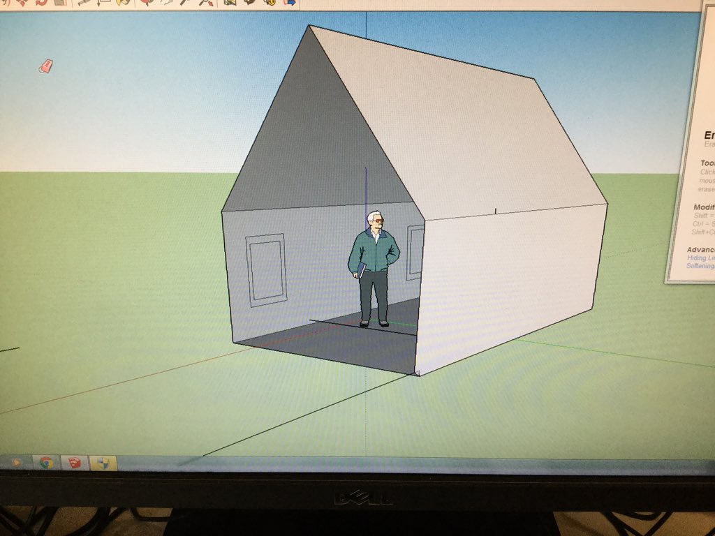 suzteach's tweet image. Young architects in 5th graders using @Sketchup #technps @HAYSchoolNorton