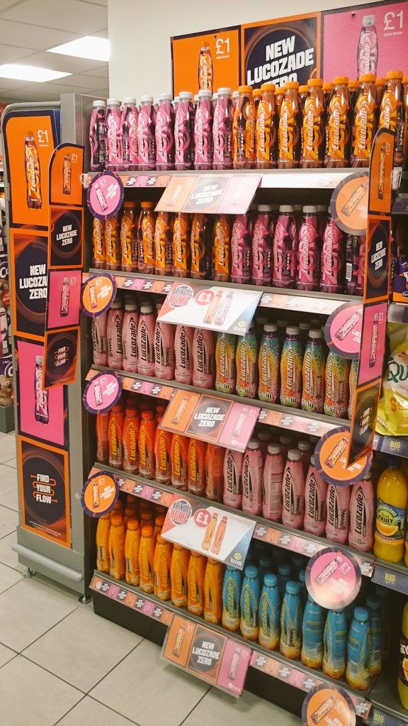 MyLocalHudds's tweet image. Try new lucozade zero for just £1 #mylocal