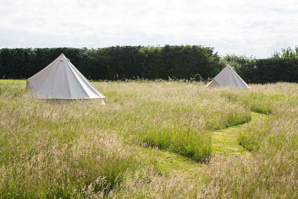 Pitch your own tent or rent a bell, pre-woven into the long grass at <a href="/LingsMeadow/">Ling's Meadow</a>, Norfolk. bit.ly/1APy2bW