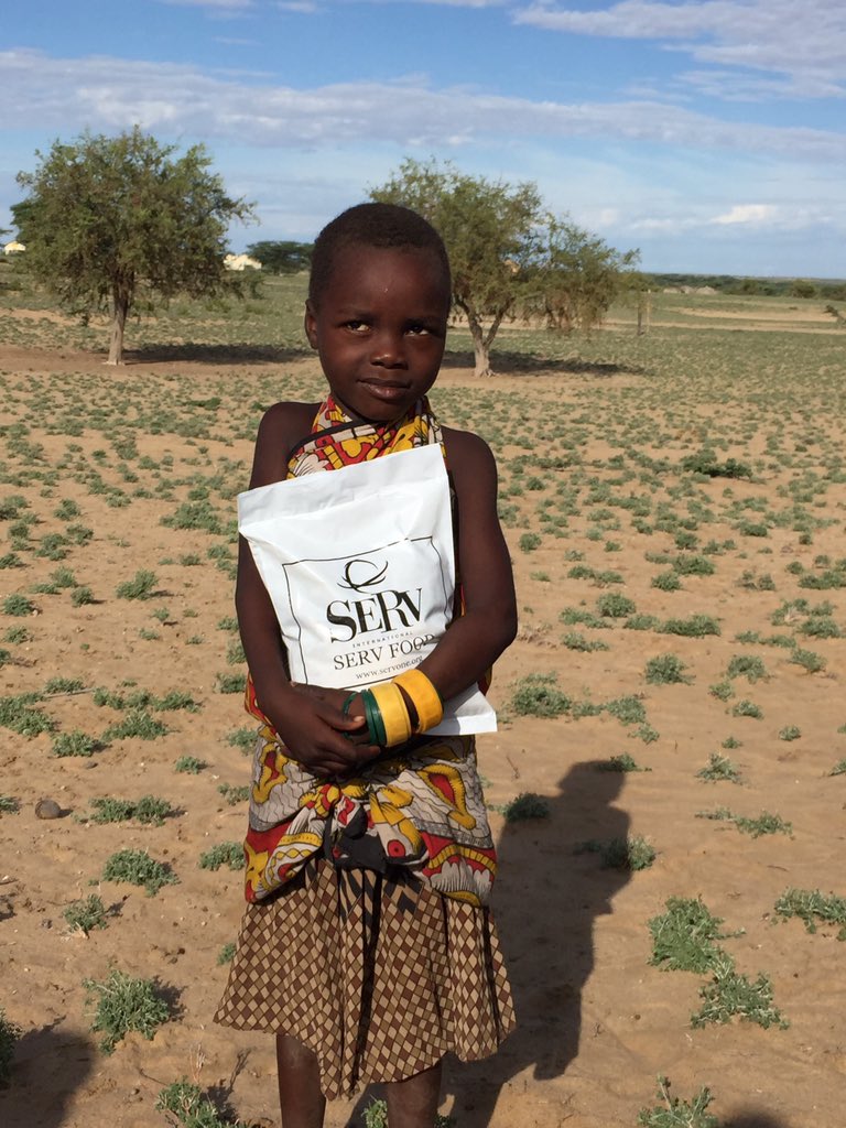 This bag of food will feed her for a week.50 meals @ 8cents per meal.$4 is all it takes SERVONE.org