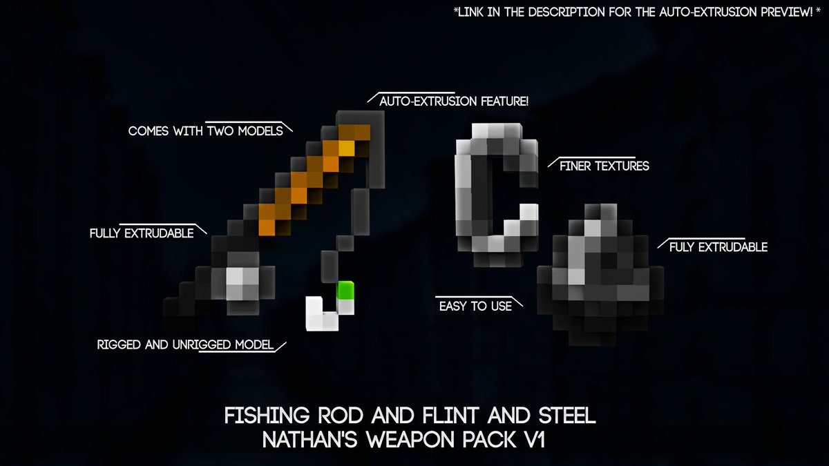 nathancreations's tweet photo. 4K GIVEAWAY!
Giving away 3 copies of my weapon pack https://t.co/sfXqlMXuUn 
RT + FOLLOW to join!
Ends after a week! https://t.co/tZfsm690pl