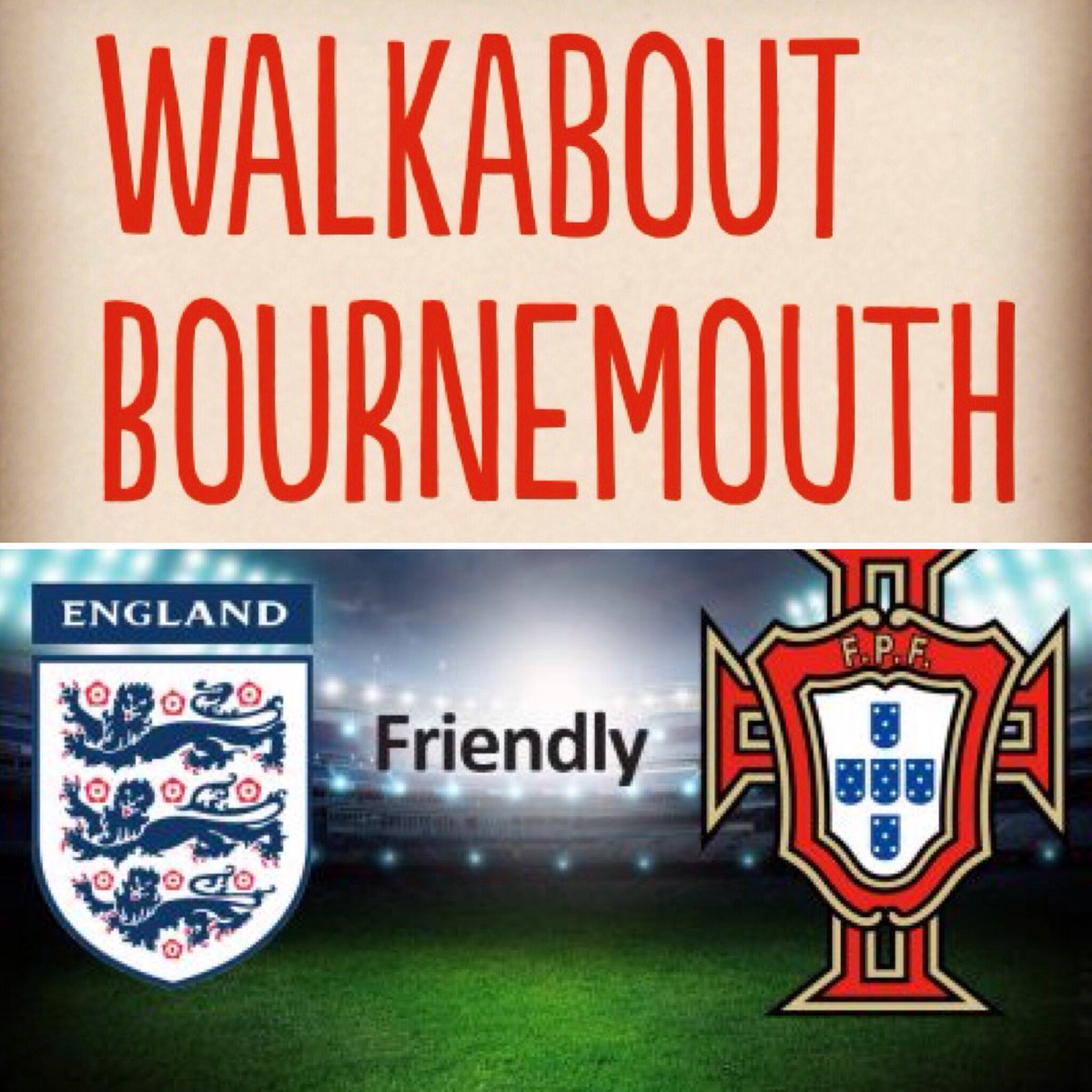 WalkaboutBourno's tweet photo. Don't miss any of the action when @England v @Portugal live ... 5 mins til kick off ... #eurofriendly #EURO2016 https://t.co/zaLFI3f2Il