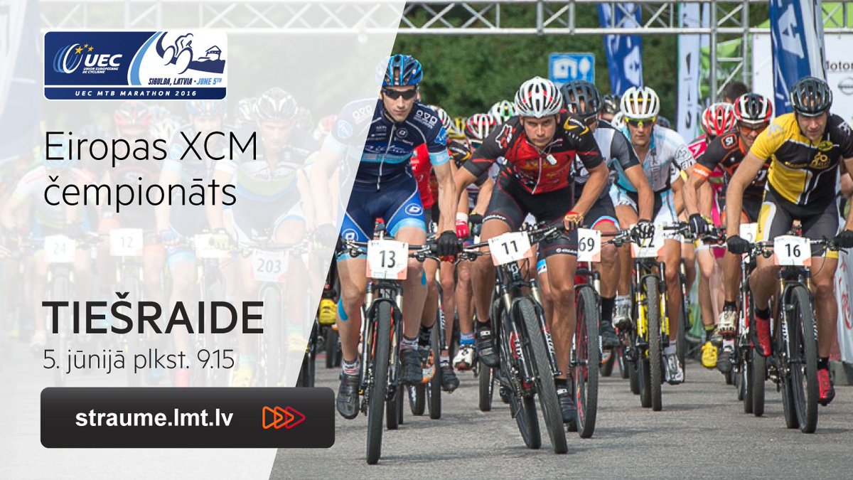Velolv's tweet image. 5. jūnijā Eiropas MTB čempionātu un SEB MTB no Siguldas vēro @mansLMT #straumeLMT tiešraidē! velo.lv/lv/jaunumi/64/…
