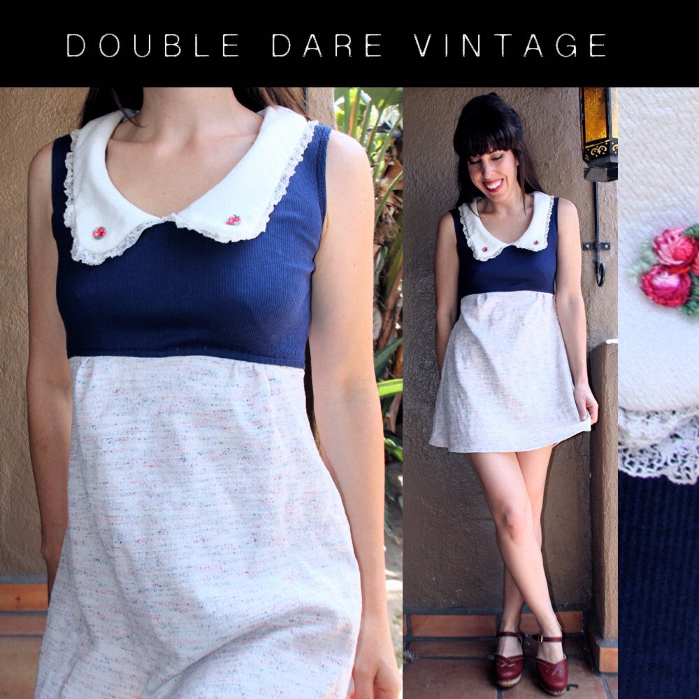 DoubleDareVTG's tweet photo. the cutest little petite dress!! shop link: https://t.co/8OkUgQ2d85 #petites #vintage #cutedress https://t.co/n9WVWq4bBm