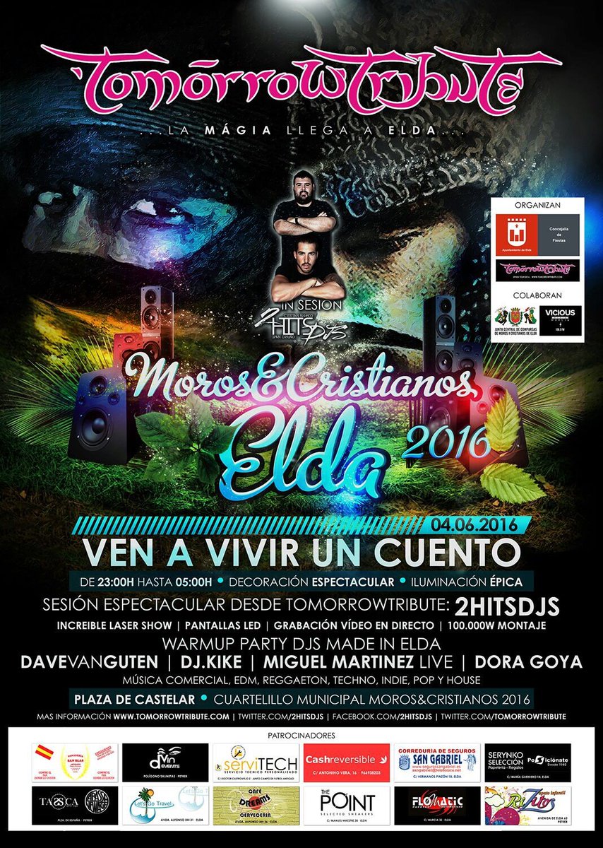 Felices moros y cristianos Elda🎉🎉🎉 El sábado estaremos celebrando en plaza Castelar #EldaEnFiestas