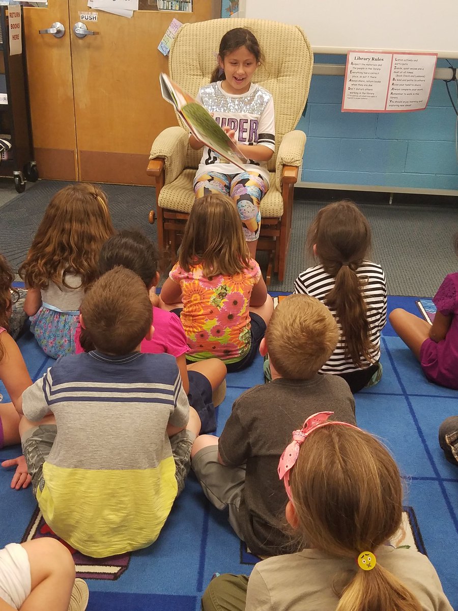Awesome job as Librarian for a Day!  <a href="/AsherHolmesES/">Asher Holmes ES</a> <a href="/MTPSNJ/">Marlboro Twp Schools</a>