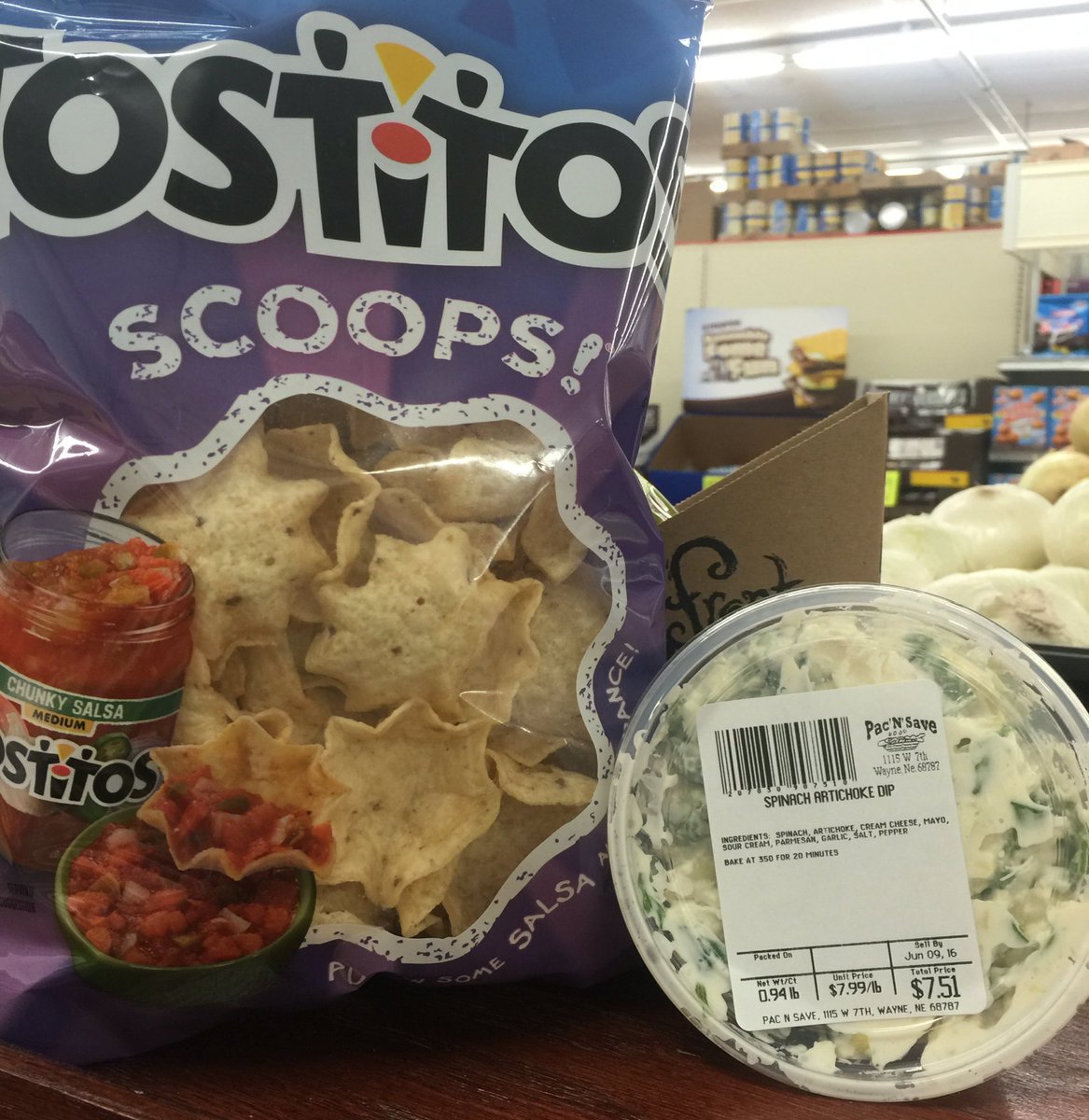 PacNSaveWayne's tweet photo. Looking for a quick appetizer?  We have homemade spinach artichoke dip in the produce section!!!  #yummy https://t.co/QIGhfTB8G1