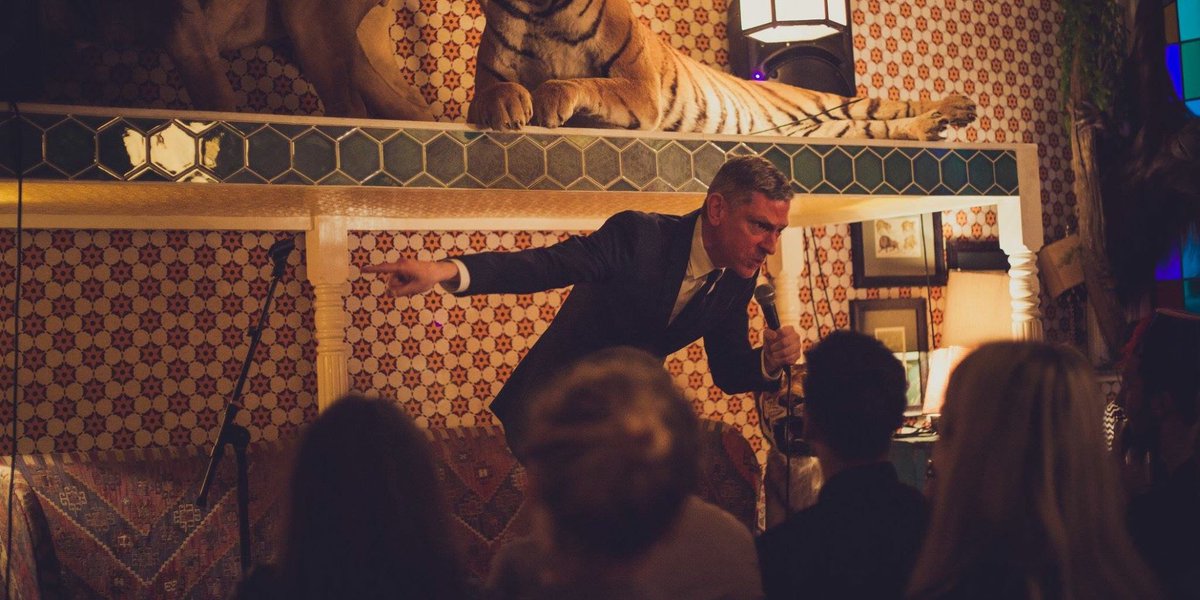 ComedyCirque's tweet photo. killing it last night at #ComedyCirque wild special - Photography by @VictorOPreda #comedy #membersclub https://t.co/ueMa7mngrX