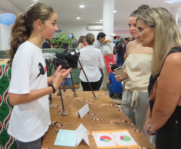Julie_Lankford's tweet photo. 1/3 #LISX was a HUGE success! Sts created one means to provoke conversation about their #pypexhibition journey #pypx https://t.co/PrcnawcAqb