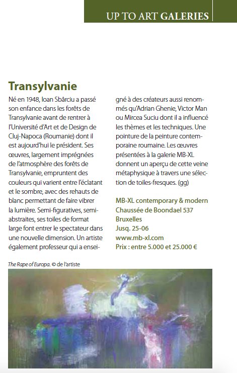 MBXLgallery's tweet photo. The Collect Magazine talks about our current exhibition: "Reflections of the Transylvanian Forest" by Ioan Sbârciu https://t.co/NYZD0SXGyf