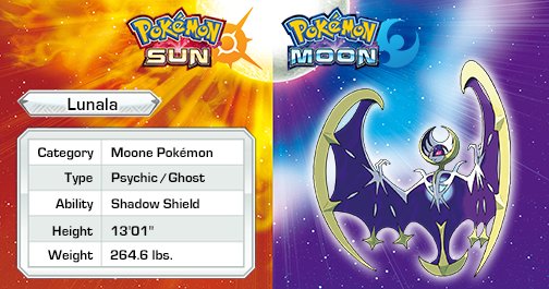 Lunala, Pokémon Wiki