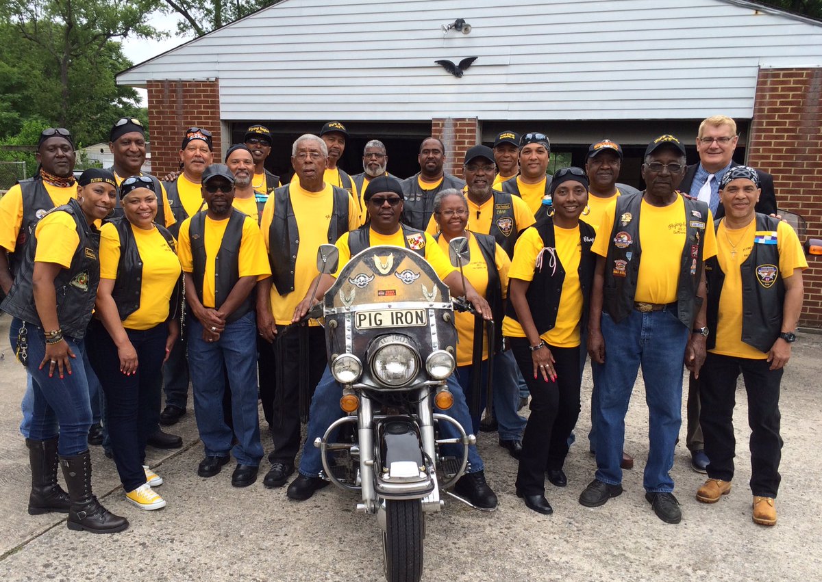 One of 1st African-American motorcycle clubs in USA gets national  recognition. @cbsbaltimore #FlyingEagles, image size:1200x851