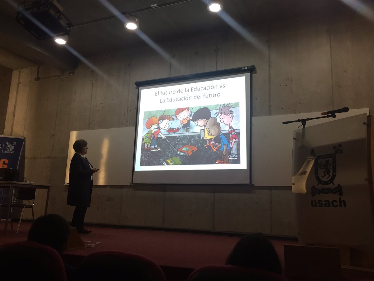 CreaticUV's tweet photo. "Ningún docente no competente digitalmente debiese estar en el sistema educativo" @Merce_G @usach @TICsyFormacion https://t.co/ULeemvSGLy
