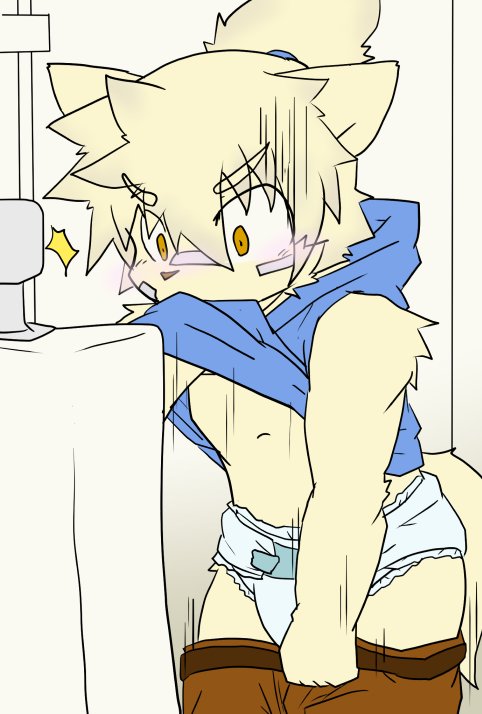 rood_wood's tweet photo. ズボンを下してから思い出す
今日はおむつだった（アホの子
#おむつの日 https://t.co/sMgiPGmryW