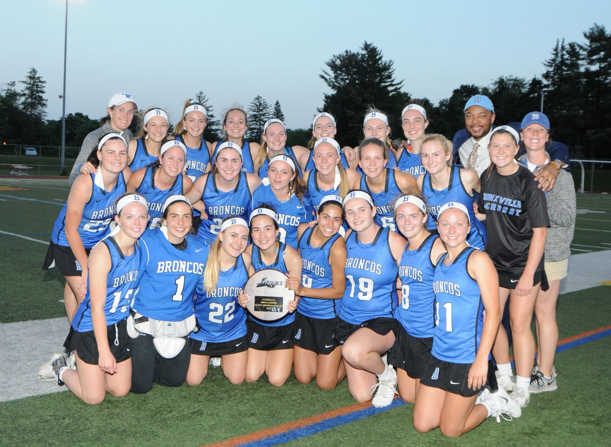 Adrian_Szkolar's tweet photo. Courtesy of Jane Ircha, here's @sports_broncos with the sub-regional plaque yesterday. #lohudglax https://t.co/MjAyK4k0U5
