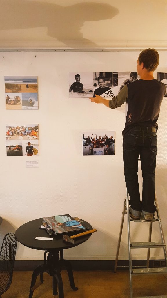 Photo exhibition is up! Come &amp; visit if you're in Paris. Thanks <a href="/AnnaLindh/">Anna Lindh Foundation</a>