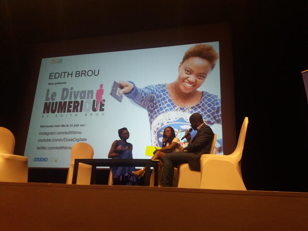 DISCOPmarkets's tweet photo. #MeetYourStars : Nous sommes avec @edithbrou qui présente sa web émission "Le divan numérique" #DiscopAbidjan2016 https://t.co/oCxE7b4STw