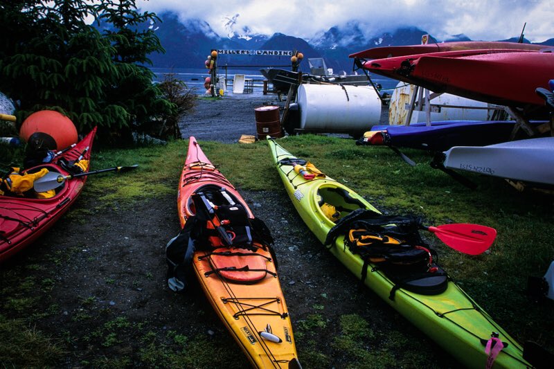 Miller's Landing will supply 30+ kayaks &amp; a small fleet of rescue boats for the Alaskaman 2.4-mile swim. #akxtri