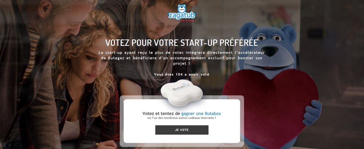 Zagatub's tweet image. Votez pour votre #startup coup de cœur et tentez de gagner des cadeaux ! zagatub.fr/vote-startup-2…
