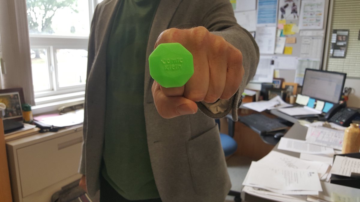 bishop_klein's tweet photo. We've got our superpower glow in the dark rings and we are ready for #comicklein!  @GSCSNews @bishop_klein https://t.co/rbHFwaucgN