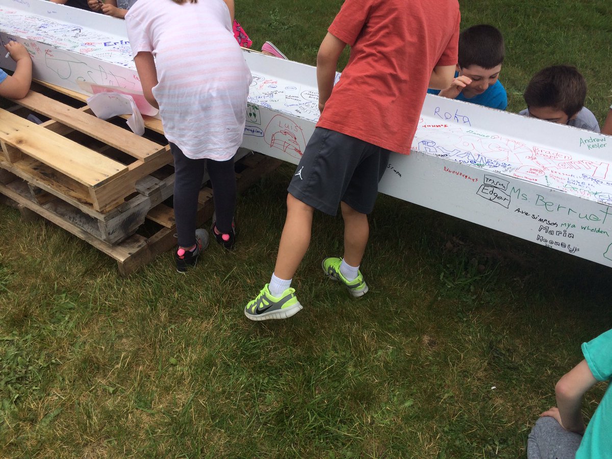MrsMosgrober's tweet photo. Signing a beam for #Nantucketintermediateschool #nesgrade2 https://t.co/UGjnEbRxv3