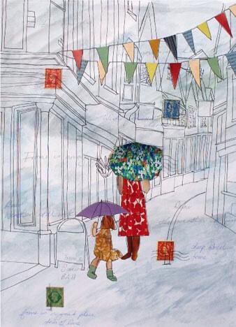 fourmakersuk's tweet image. Artists Aaitch and Kathryn Mead @cheeseandgrain this Sunday selling lots of fab art! @WeLoveFrome @WeLoveBath